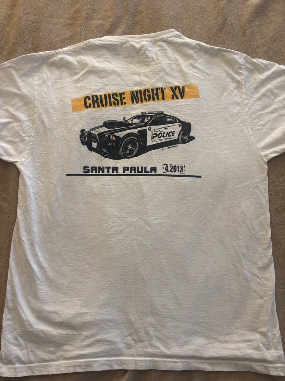 Bitchin' 2013 Santa Paula Dodge Ram Cruise Night Unisex Shirt - XL